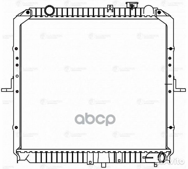 Радиатор охл. KIA K-series (bongo) (99) / (04)