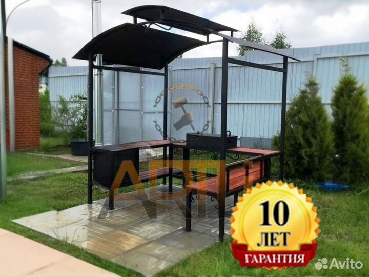 Мангал с печью под казан / от Производителя