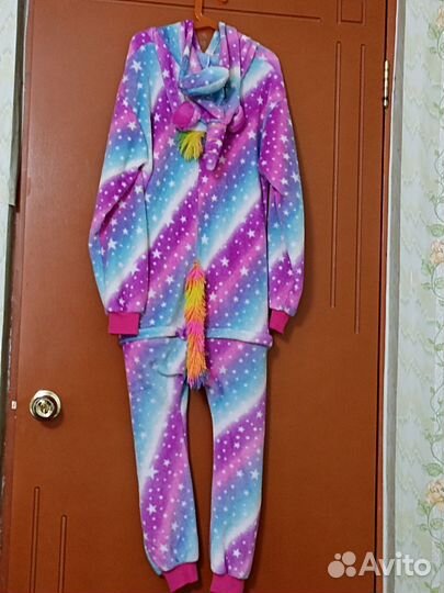 Кигуруми - единорог, комбинезон, пижама 140 рост