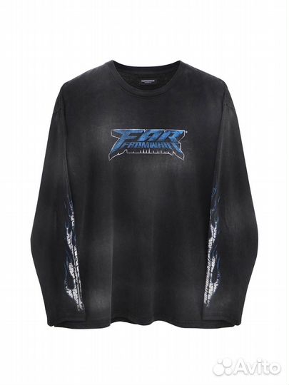 Черный лонгслив far archive