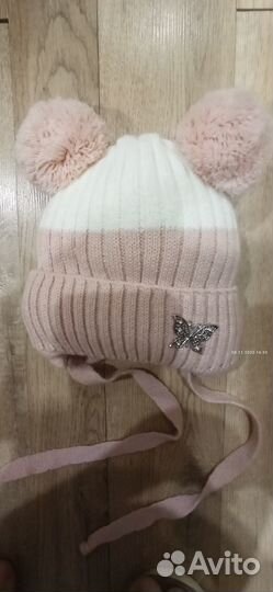 Зимняя шапка для девочки