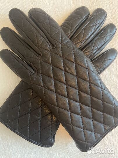 Перчатки утепленные натуральная кожа
