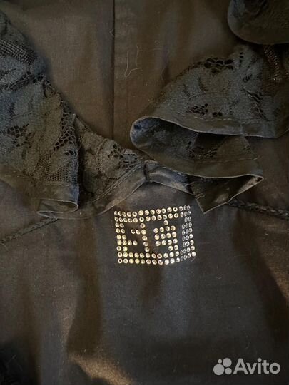 Блузка Societa со стразами и глубоким декольте 46