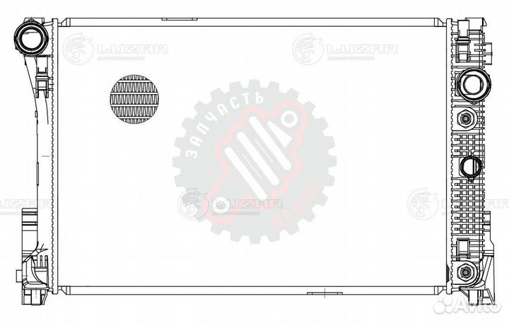 Радиатор охлаждения для автомобилей Mercedes C (W2