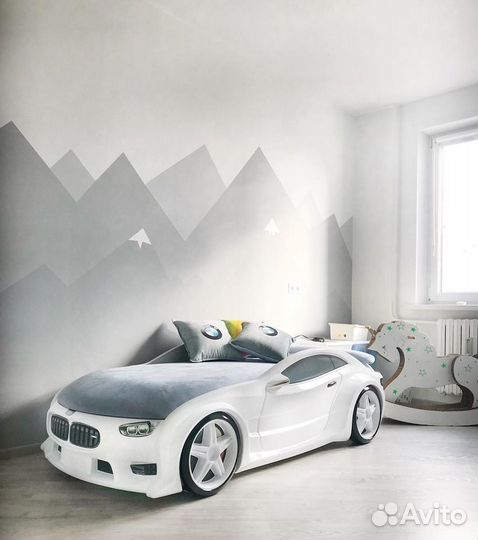 Кровать-машина детская 180х80