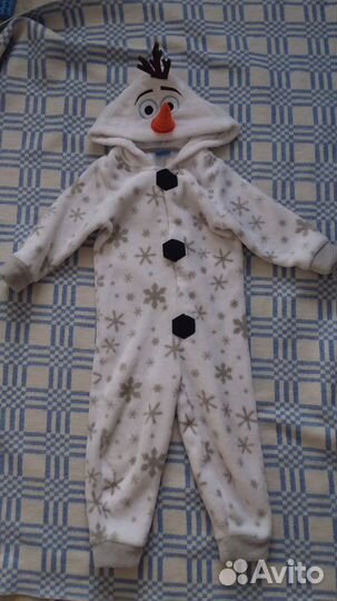 Костюм снеговика на 3-4 года