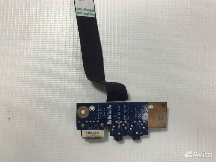 Плата audio и USB Asus X53U