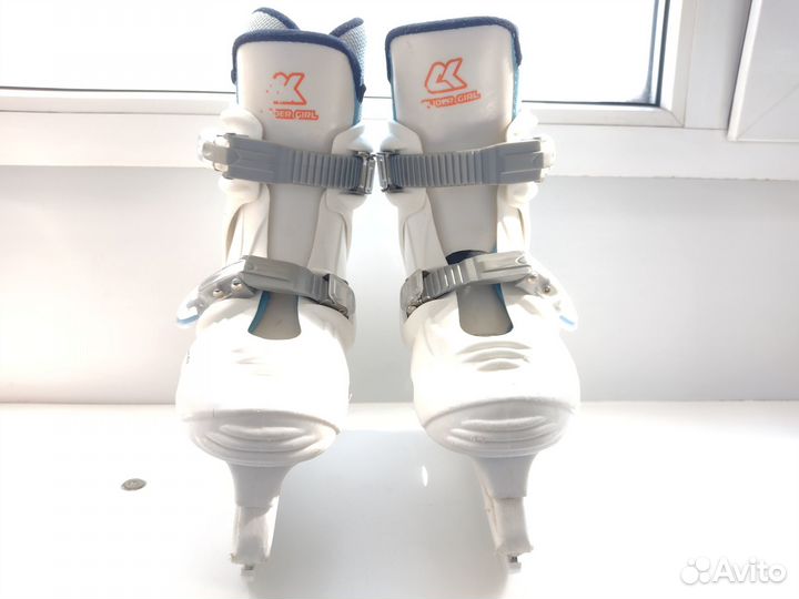 Коньки детские раздвижные размер 30-32