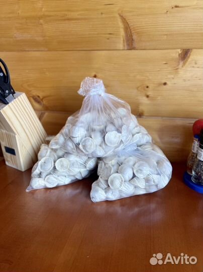 Домашние Пельмени Халяль, лапша (токмач)