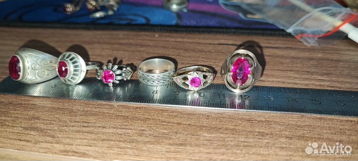 Кольца СССР серебро
