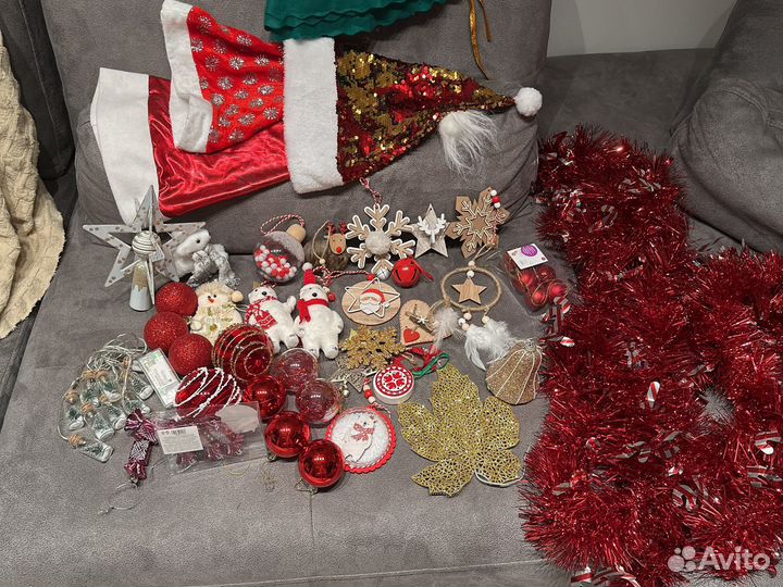 Набор новогодних украшений на ёлку