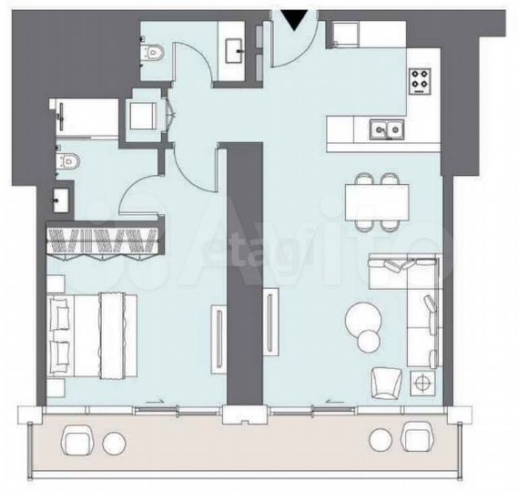 1-к. квартира, 87 м² (ОАЭ)