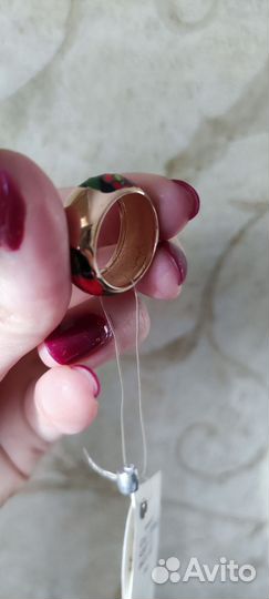Кольцо и серьги Соколов эмаль