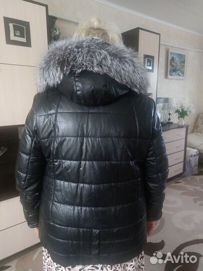 Куртка кожаная женская