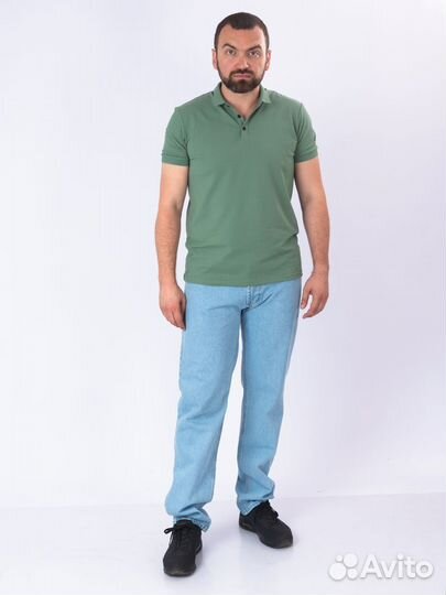 Джинсы Levis 630 светло-голубые