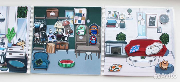 Домик Тока Бока игры на липучках+ крампеты