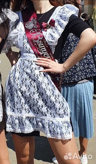 Школьный фартук на выпускной