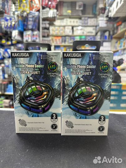 Кулер для телефона магнитный с зажимами