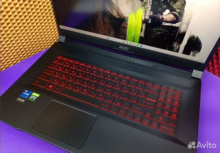 Игровой ноутбук MSI i7/GTX/SSD