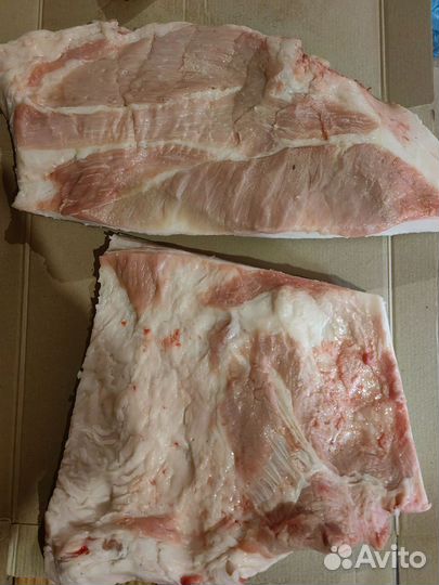 Сало свежее