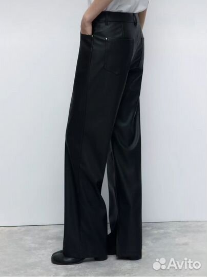 Брюки экокожа прямые