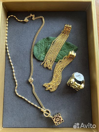 Loewe серьги,кольцо,подвеска