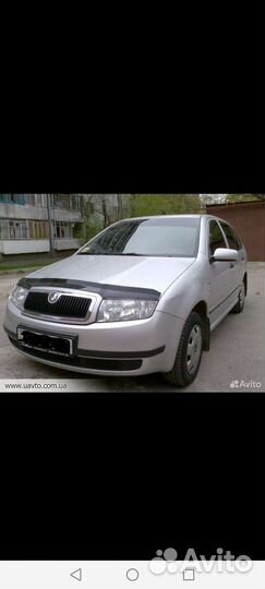 Дефлектор капота Scoda Fabia (6Y) с 1999-2007
