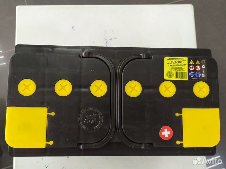 Аккумулятор 90Ач 720А Тюменский лось обртаной поля