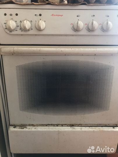Газовая плита с электрической духовкой