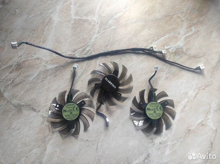 Вентиляторы охлаждения видеокарты