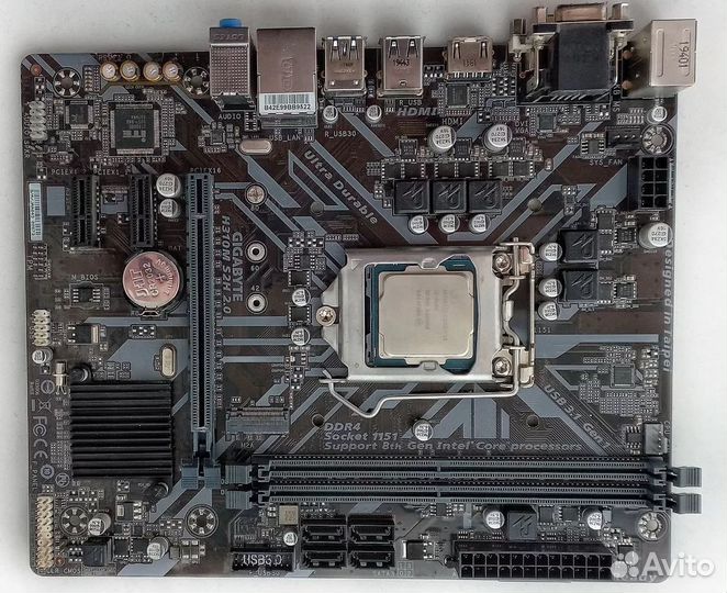 Процессор I3 8100 + материнская плата h310m