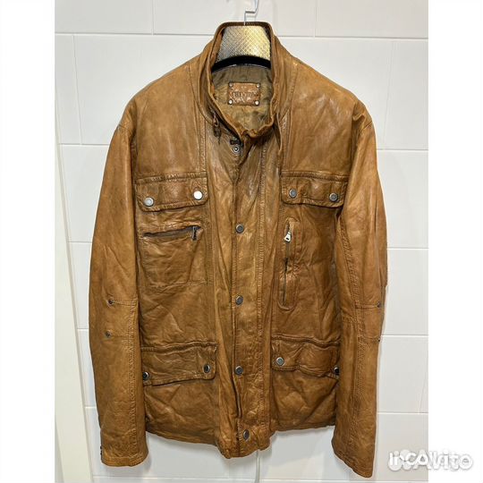 Мужская кожаная куртка Chevirex Germany