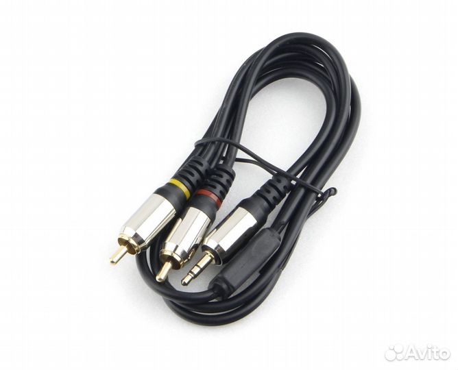 K. 3.5st -2RCA 1.0 m Cablexpert ccab-02-35M2RM-1M