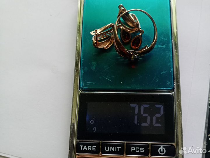 Комплект позолоченный