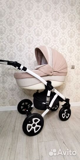 Коляска adamex 3 в 1 в отличном состоянии