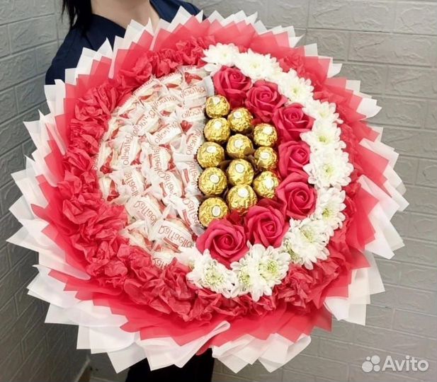 Съедобные букеты 8 марта