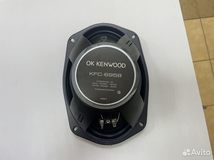 Динамики kenwood KFC-6958, Овал,16х24 См (Эшп)