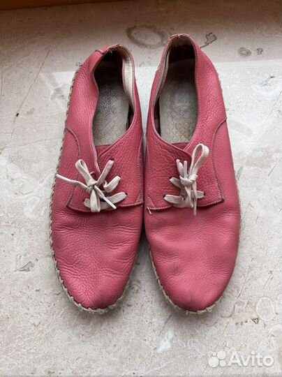 Эспадрильи/кеды белве и малиновые 38р