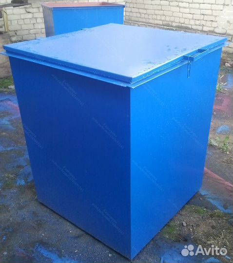 Контейнер мусорный из металла 0,75 м3 Арт kk7666