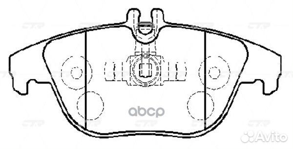 Колодки задние MB C-Class (W204) /E-Class (C207)