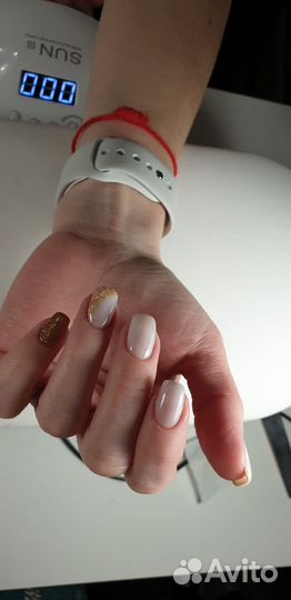 Маникюр на дому, покрытие гель лаком