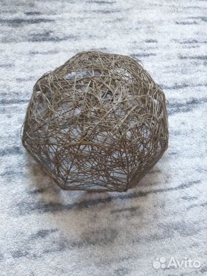 Абажур плетеный