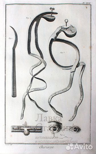 Старинная гравюра «Хирургия» - 10