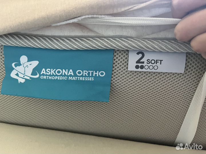 Кровать с матрасом askona ortho soft 120х200