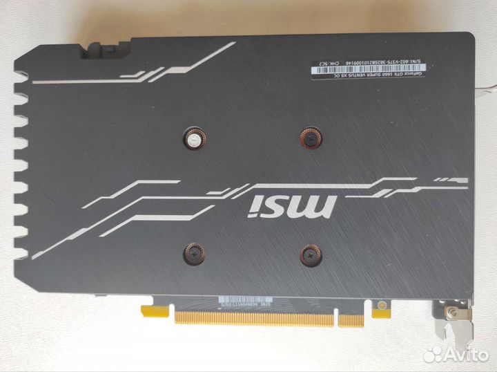 Видеокарта GeForce GTX 1660 super 6Gb