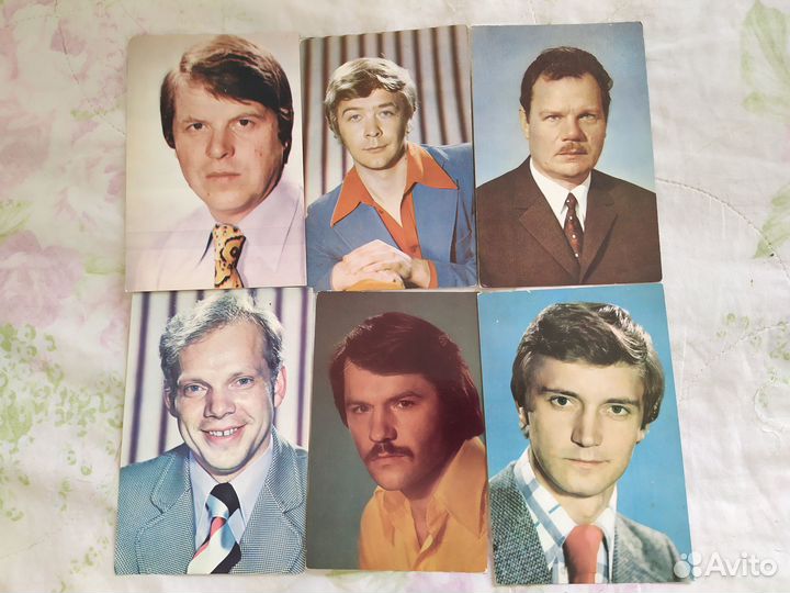 Актёры кино открытки 1967-1978гг
