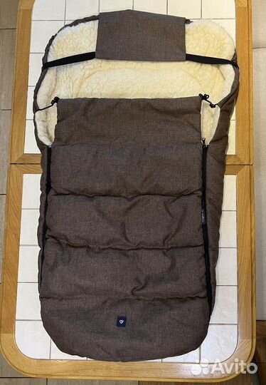 Конверт зимний шерстяной (для новорождённых)