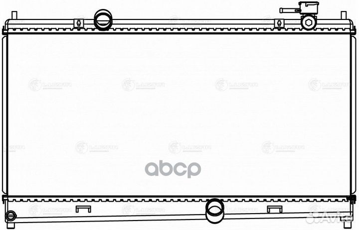 Радиатор охлаждения Lifan Solano 08- 1.6i/1.8i