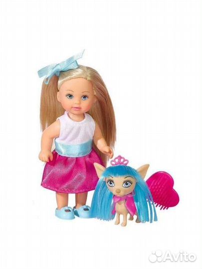 Кукла Evi с собачкой