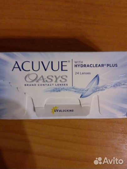 Линзы acuvue oasys двухнедельные -6,0 D8.4